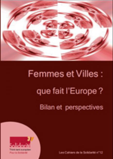 Femmes et Villes : que fait l'Europe? Bilan et perspectives - cover